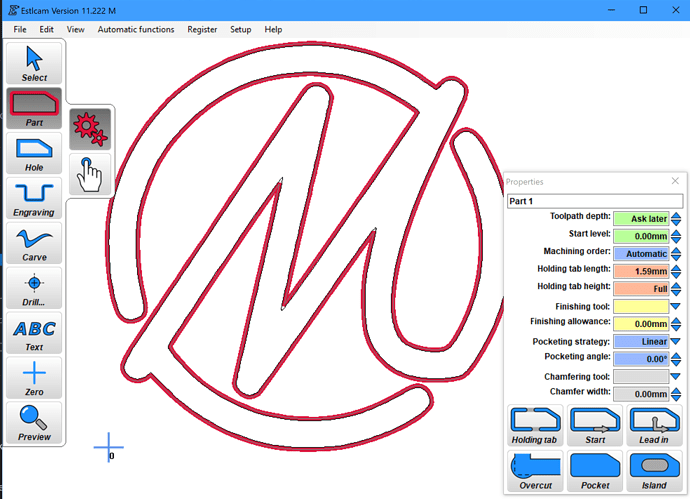 تحميل برنامج Estlcam لتصميم النماذج ثلاثية الابعاد وطباعتها (3)