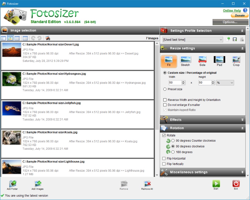 تحميل برنامج Fotosizer Professional لتعديل الصور وضغطها وتقليل حجمها (7)