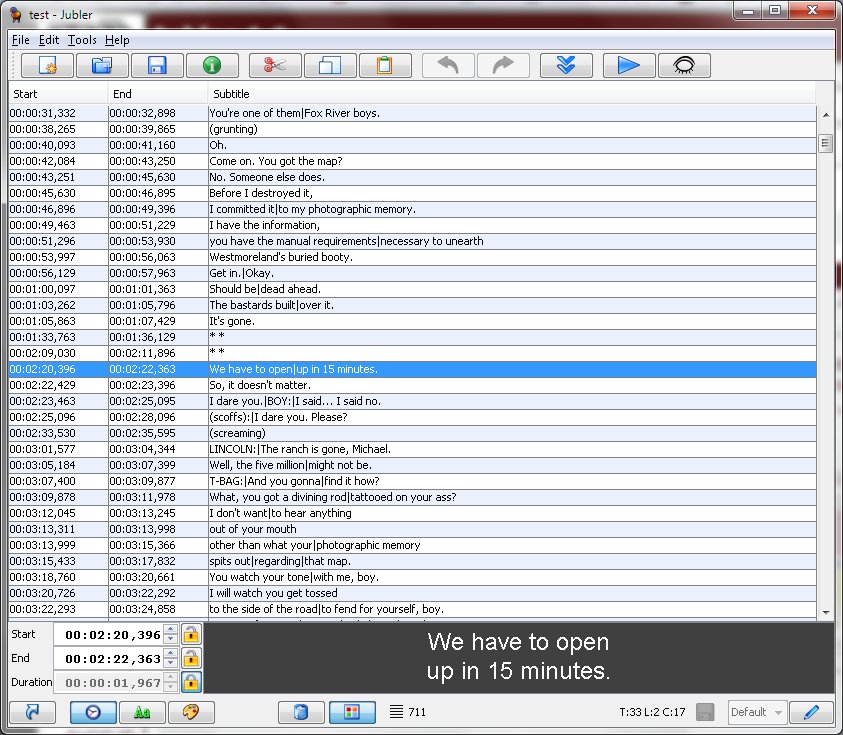 تحميل برنامج Jubler Subtitle Εditor لتحرير وإنشاء الترجمات النصية (1)