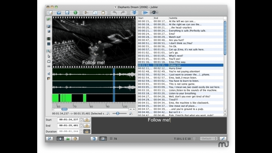 تحميل برنامج Jubler Subtitle Εditor لتحرير وإنشاء الترجمات النصية