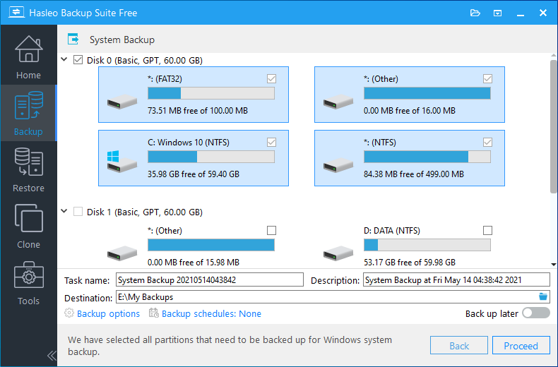 تحميل اسطوانة Hasleo Backup Suite WinPE اسطوانات النسخ الاحتياطى 2025