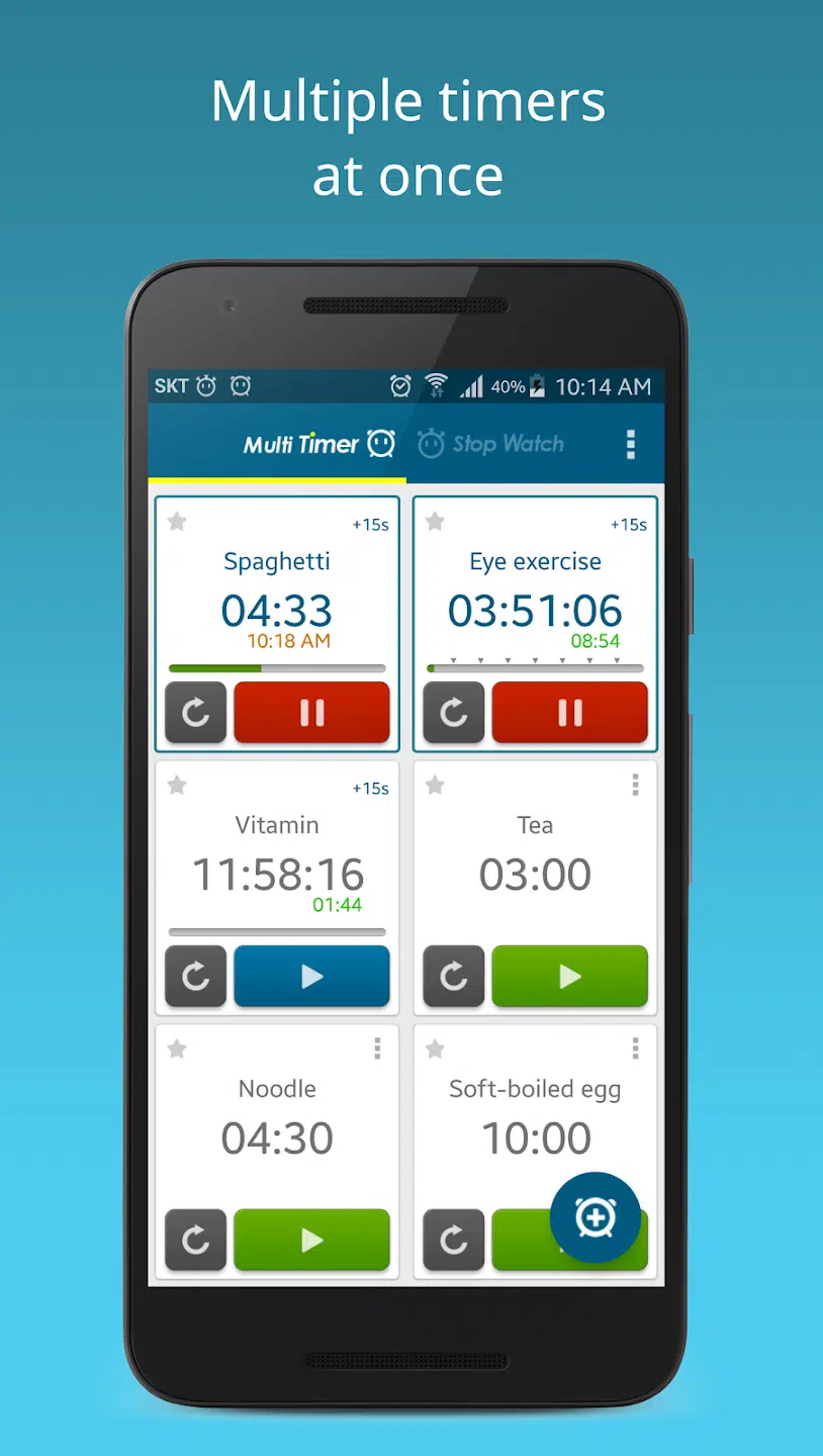 تحميل تطبيق Multi Timer StopWatch 4
