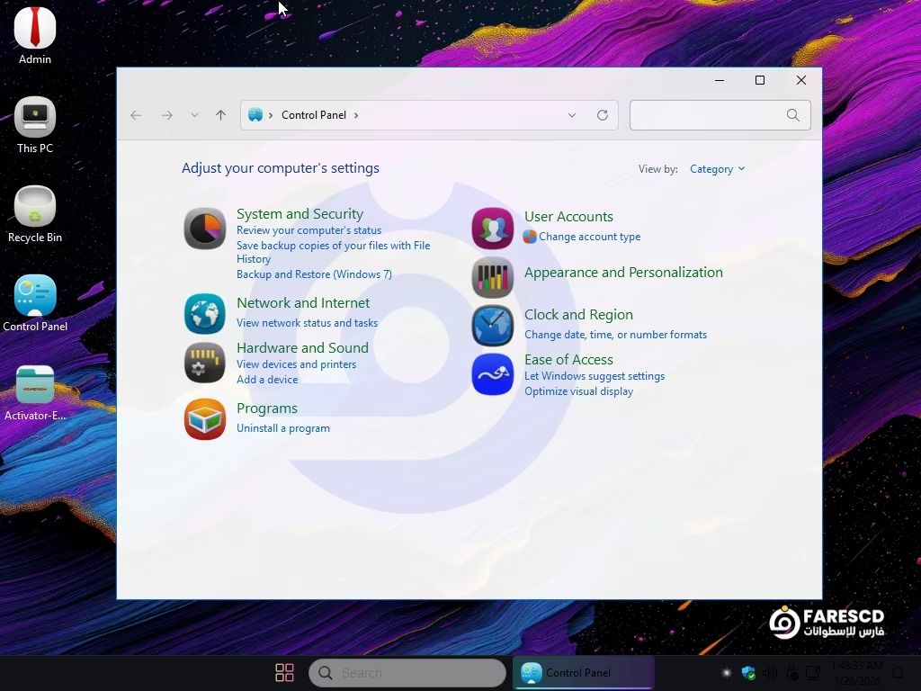 تحميل ويندوز 11 المعدل Windows 11 Pro 25H2 H2OS من ميديا فاير