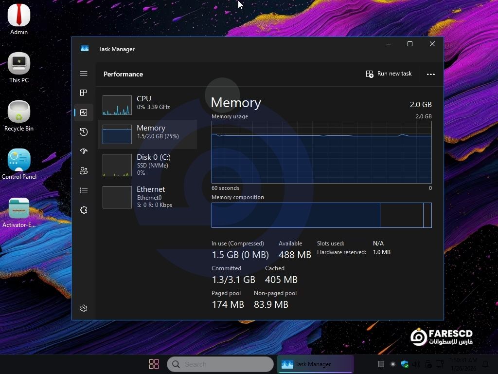 تحميل ويندوز 11 المعدل Windows 11 Pro 25H2 H2OS من ميديا فاير