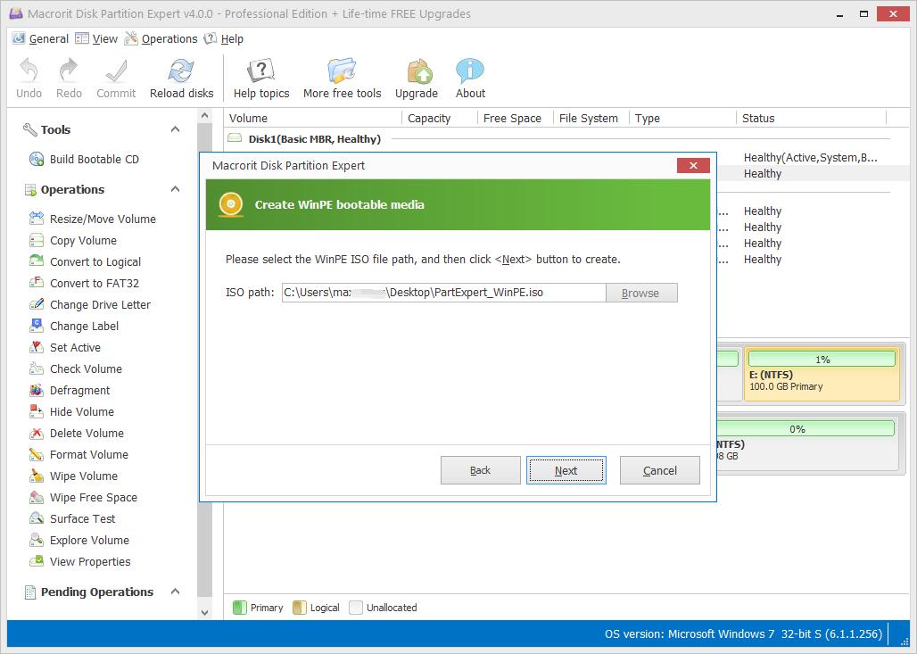 تحميل أسطوانة Macrorit Partition Expert WinPE الحل الشامل لإدارة وتقسيم الهارد من ميديا فاير