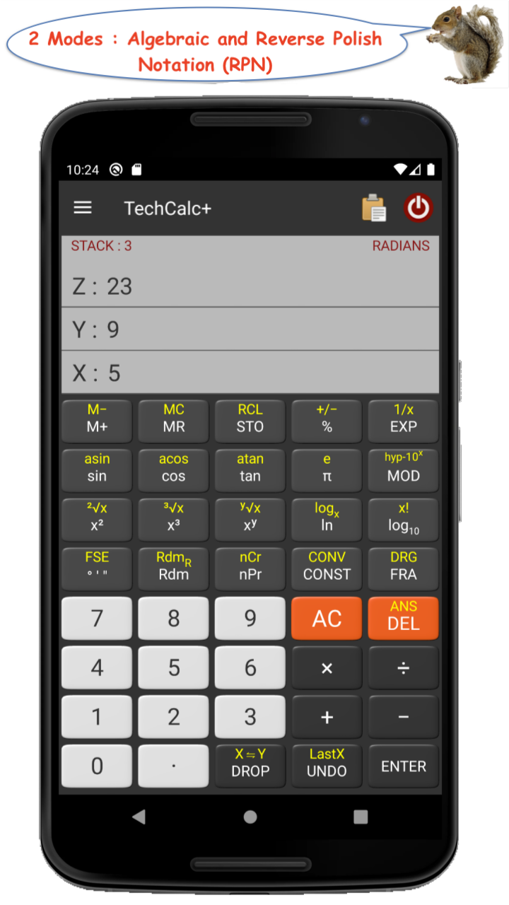 تحميل تطبيق TechCalc+ Calculator 1