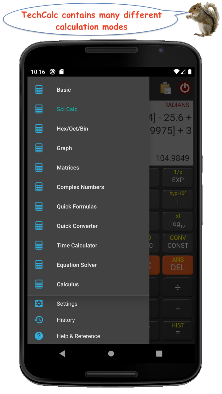 تحميل تطبيق TechCalc+ Calculator 2