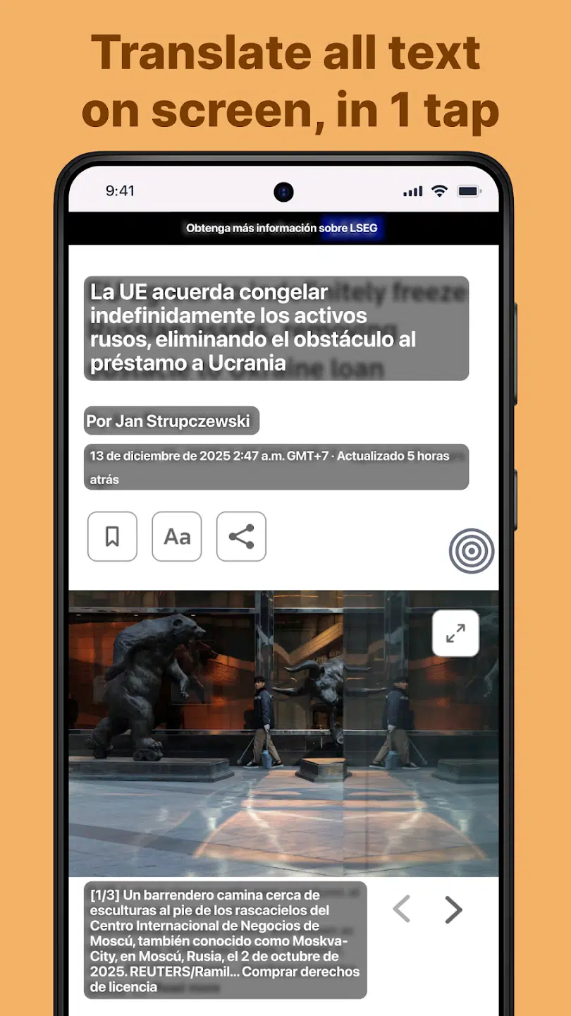 تحميل تطبيق Translate On Screen 1
