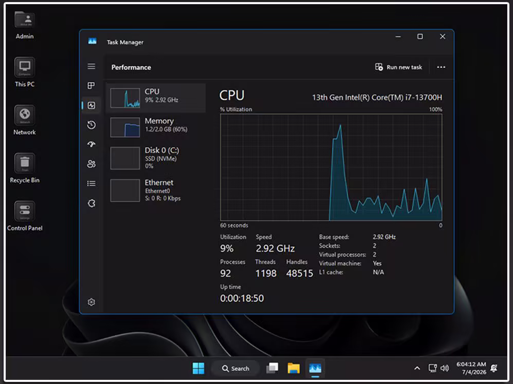 تحميل Windows 11 Pro Ultra Lite 25H2 Stealth11 للأجهزة الضعيفة