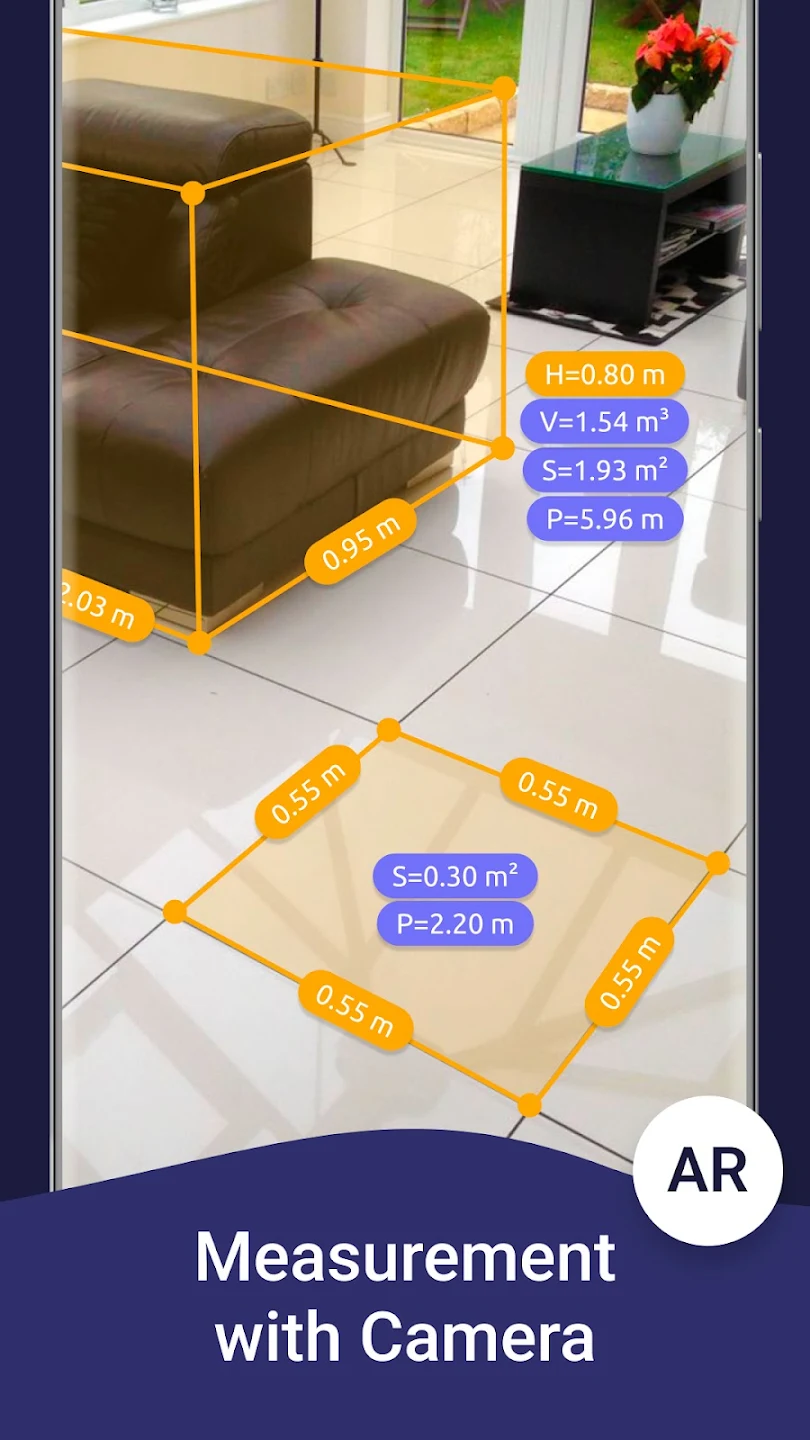 تحميل تطبيق AR Ruler App Tape Measure Cam 4