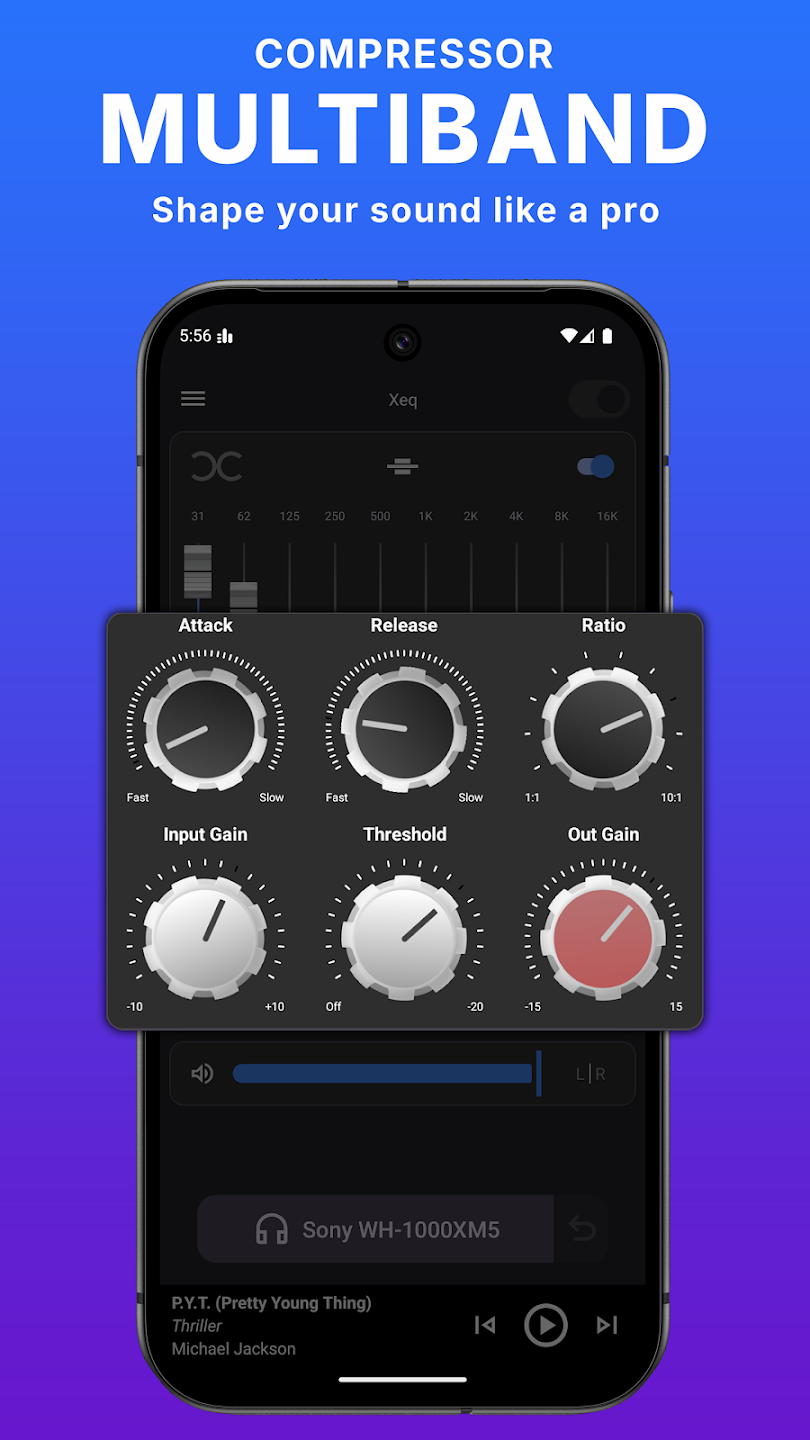 تحميل تطبيق Equalizer & Bass Booster - XEQ 2