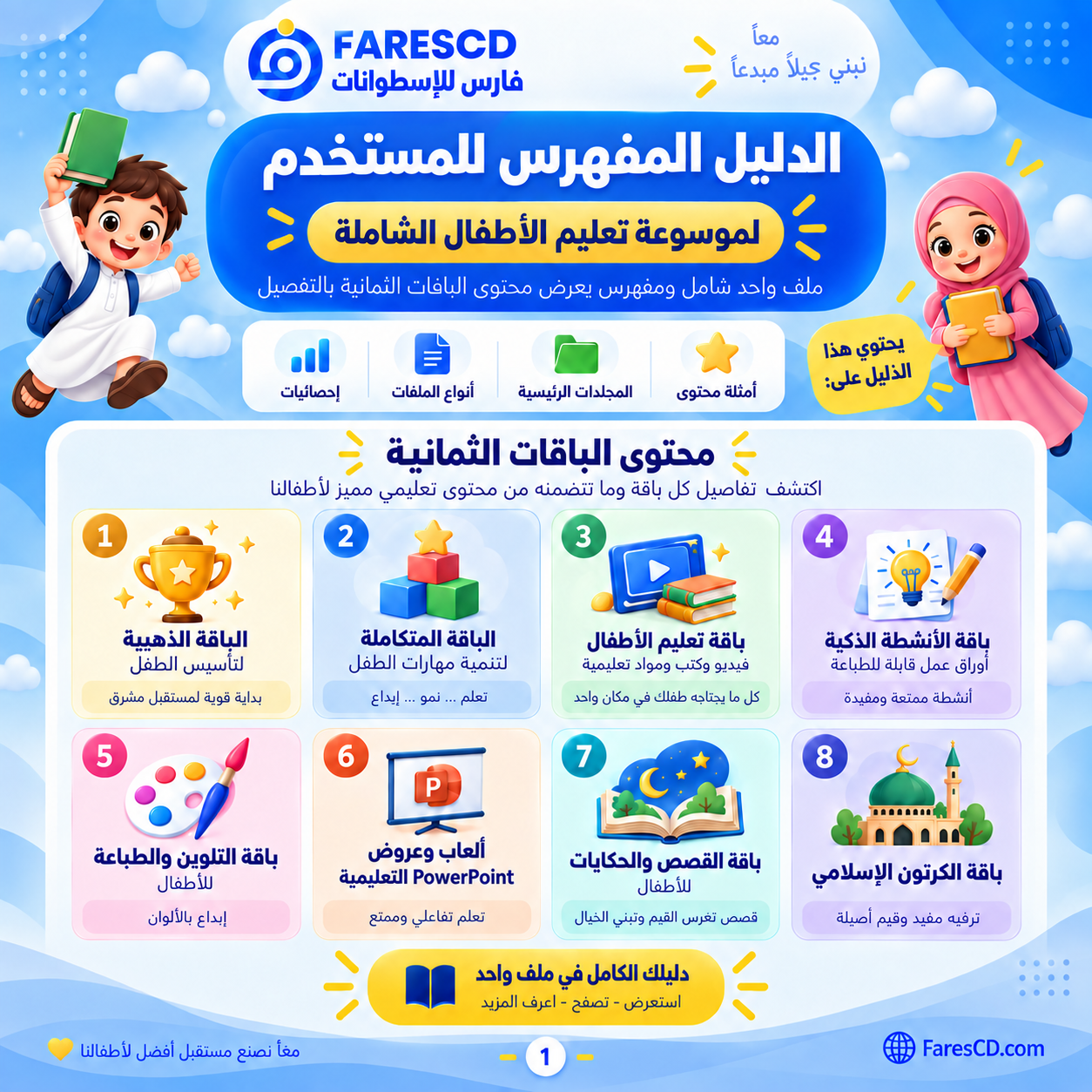 موسوعة فارس التعليمية للأطفال من FaresCD