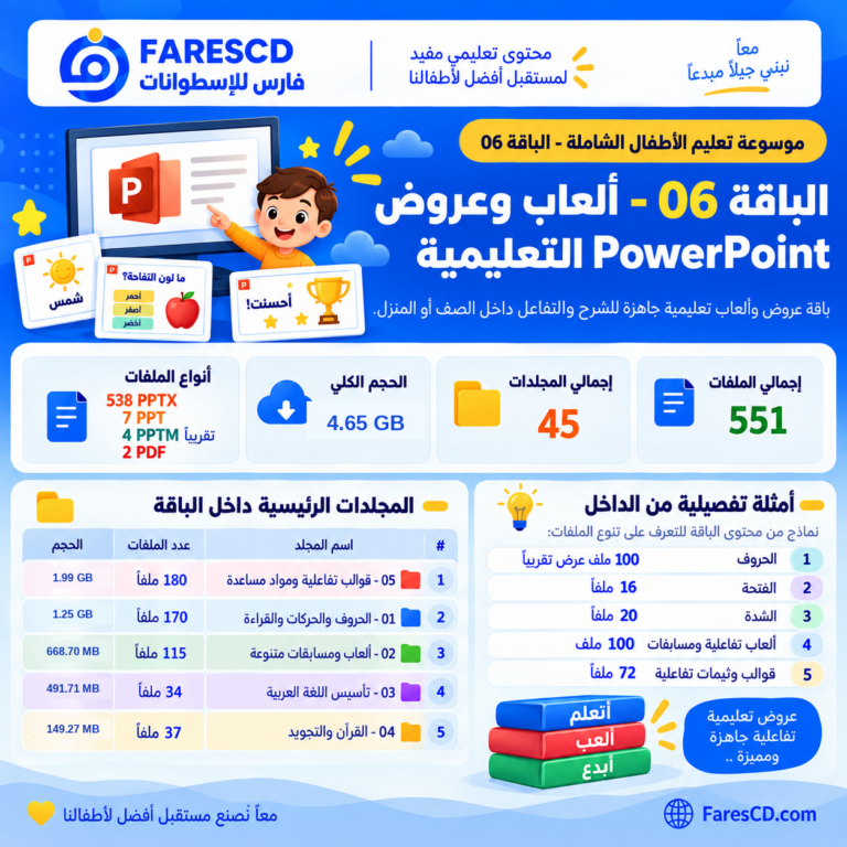 الألعاب وعروض PowerPoint التعليمية للأطفال