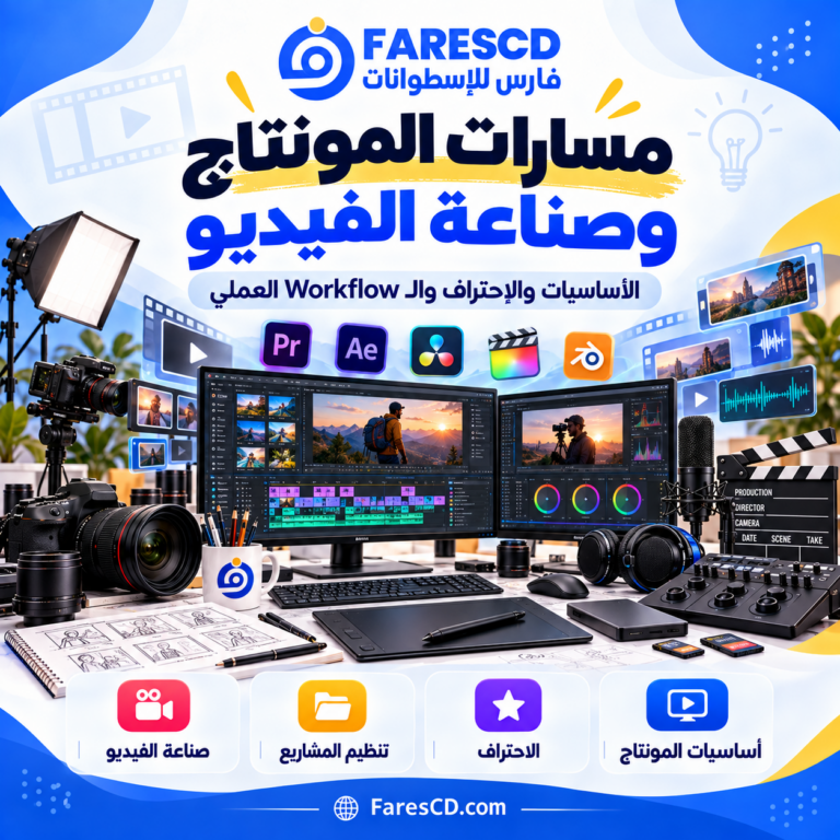 مسارات المونتاج وصناعة الفيديو وأدوات تحرير المحتوى
