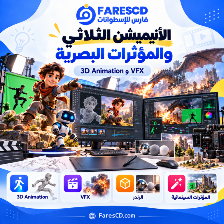 الأنيميشن ثلاثي الأبعاد والمؤثرات البصرية VFX