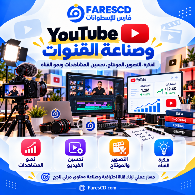 إنشاء قنوات YouTube وتسويق المحتوى المرئي