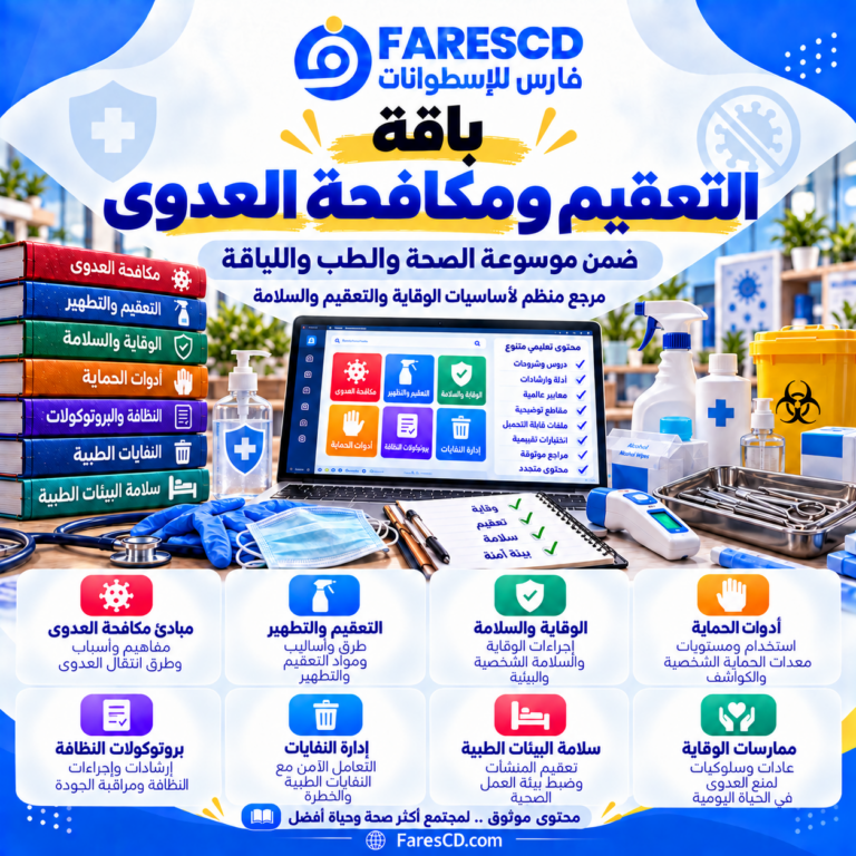 التعقيم ومكافحة العدوى وإجراءات الوقاية الصحية