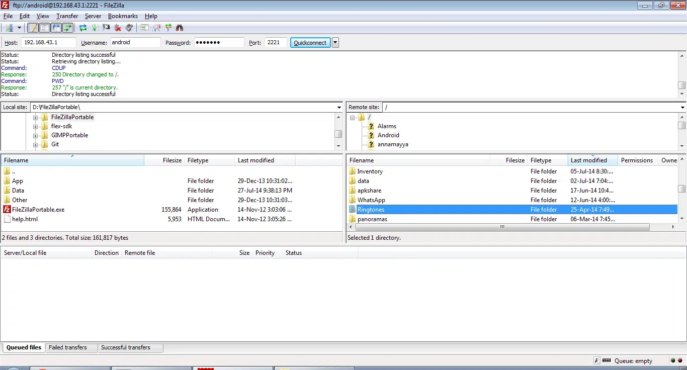 تحميل تطبيق WiFi Pro FTP Server 3
