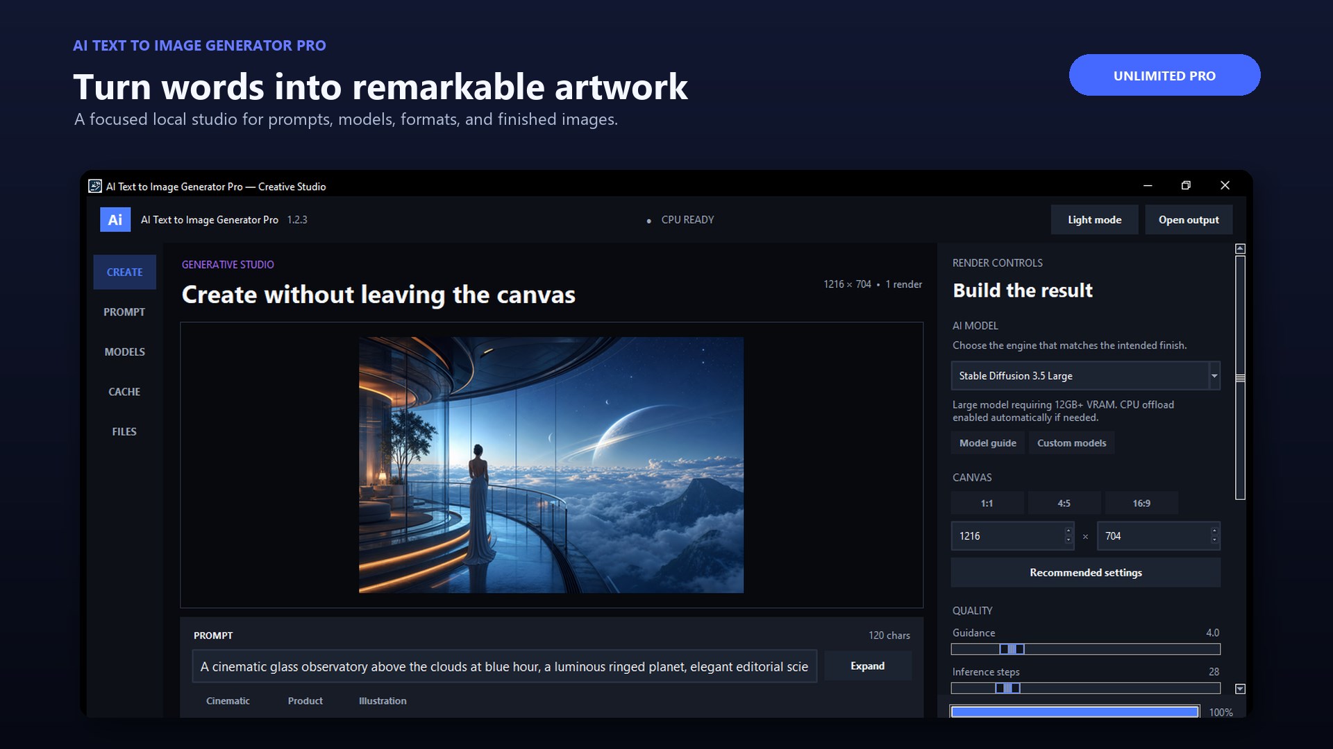 AI Text To Image Generator Pro