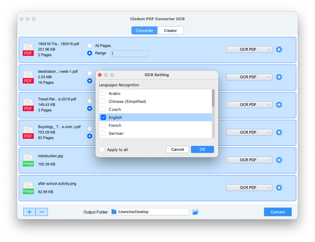 Cisdem PDF Converter OCR