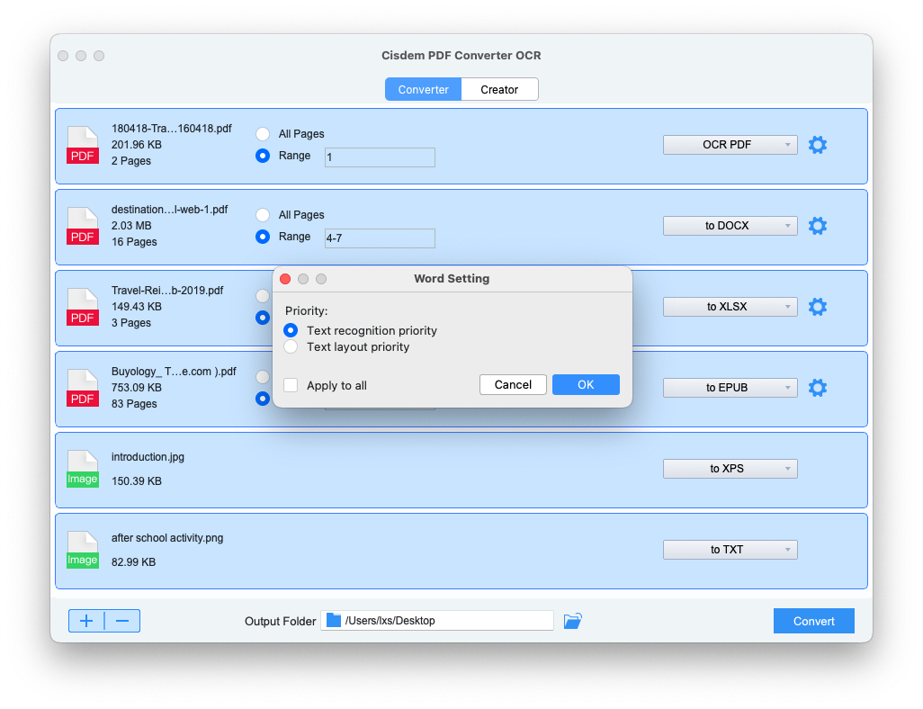 Cisdem PDF Converter OCR