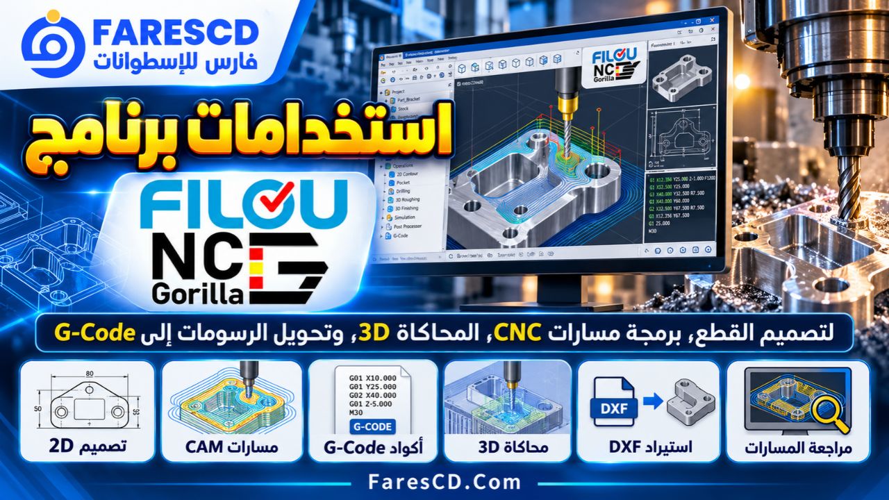 استخدامات برنامج FILOU NC Gorilla