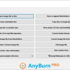 برنامج نسخ جميع انواع الاسطوانات | AnyBurn Pro