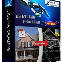 برنامج تحويل ملفات الاوتوكاد | BackToCAD Print2CAD