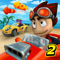 لعبة التسلية و السباقات للاندرويد | Beach Buggy Racing 2 MOD
