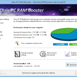 تحميل برنامج Chris-PC RAM Booster