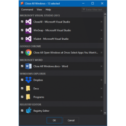 أداة إغلاق جميع النوافذ | Close All Windows