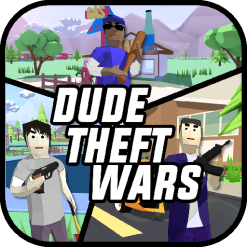 تحميل لعبة Dude Theft Wars MOD للأندرويد