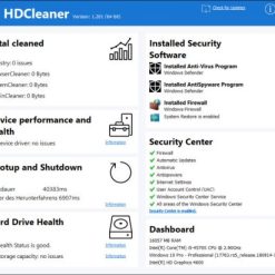 تحميل برنامج صيانة الكمبيوتر | HDCleaner