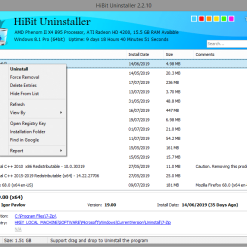 برنامج | Hibit Uninstaller | لحذف البرامج من جذورها