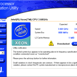 برنامج تعريف معالجات إنتل | Intel Processor Identification Utility