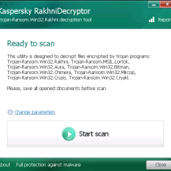 أداة كاسبرسكى لإزالة فيروسات التشفير | Kaspersky RakhniDecryptor