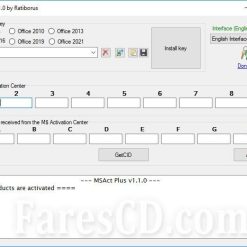 أداة تفعيل الويندوز والأوفيس | MSAct Plus