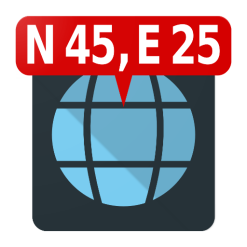 تطبيق معرفة إحداثيات الخريطة | Map Coordinates