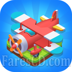 لعبة شركة الطيران | Merge Plane - Click & Idle Tycoon MOD | للأندرويد