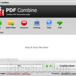 برنامج دمج صفحات بى دى إف | PDF Combine
