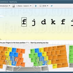 برنامج تعليم سرعة الكتابة على الكيبورد | Rapid Typing Tutor