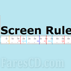 برنامج مسطرة سطح المكتب | Screen Ruler