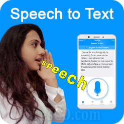 تطبيق تحويل الكلام إلى نص | Speech to Text: Voice Notes & Voice Typing App