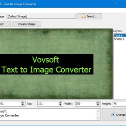 تحميل برنامج VovSoft Text to Image Converter