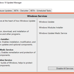 برنامج إدارة ومنع تحديثات ويندوز 10 | Wu10Man - Windows 10 Update Manager