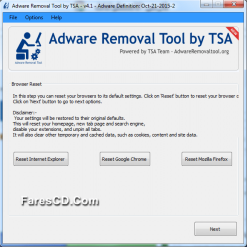 أداة إزالة الادوار والملفات الخبيثة  Adware Removal Tool 4.1 portable (4)