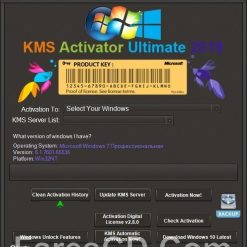 إصدار جديد من أداة تفعيل الويندوز والأوفيس | Windows KMS Activator Ultimate 2019