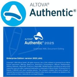 برنامج Altova Authentic Enterprise لتحرير بيانات XML وقواعد البيانات