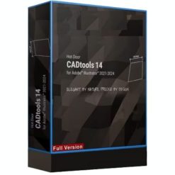 برنامج Hot Door CADtools لإضافة دقة فى الرسم والابعاد داخل اليستريتور