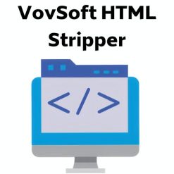 برنامج VovSoft HTML Stripper  لتحرير النصوص من أكواد HTML